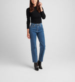 Load image into Gallery viewer, SILVER JEANS Highly Desirable High Rise Straight Leg Jeans
