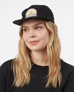 Load image into Gallery viewer, TENTREE Sunrise Patch Snapback - Meteorite Black
