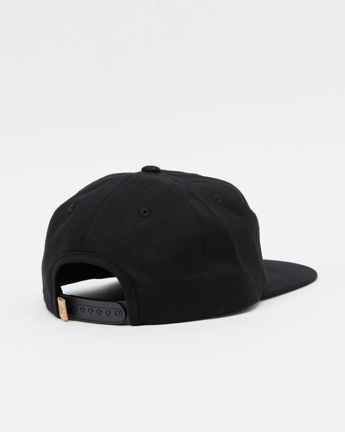 TENTREE Sunrise Patch Snapback - Meteorite Black