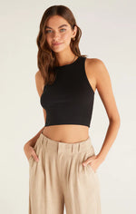 Load image into Gallery viewer, ZSUPPLY Hannah Cropped Rib Tank

