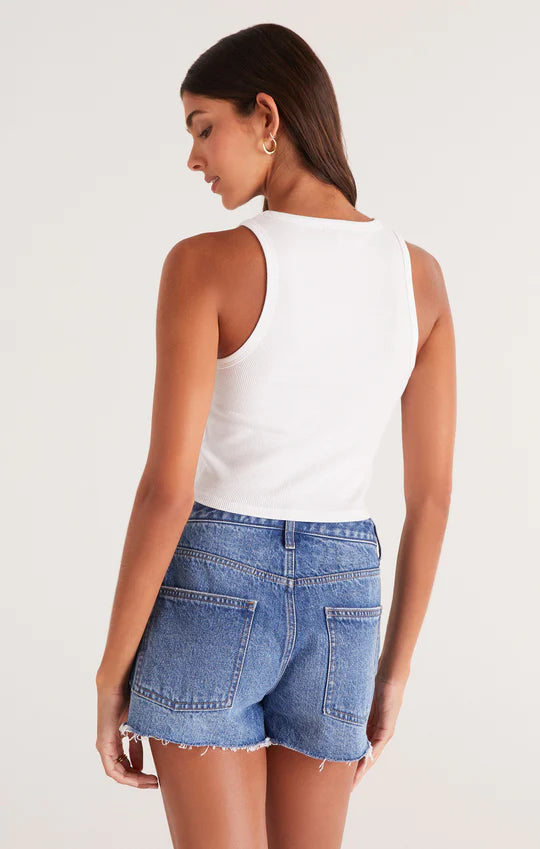 ZSUPPLY Hannah Cropped Rib Tank