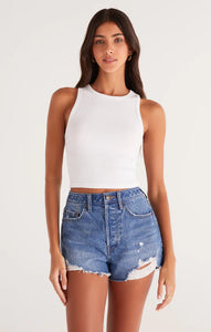 ZSUPPLY Hannah Cropped Rib Tank