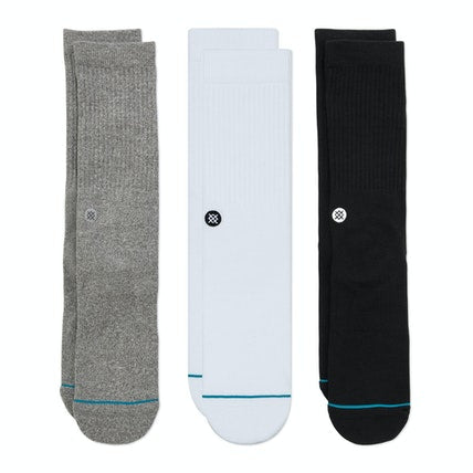 STANCE Icon Crew Socks 3 Pack- Multi