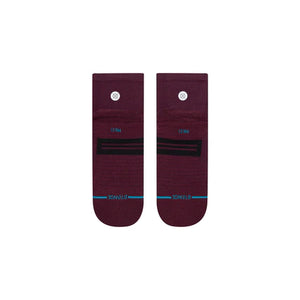 STANCE Status Quarter Socks - Maroon