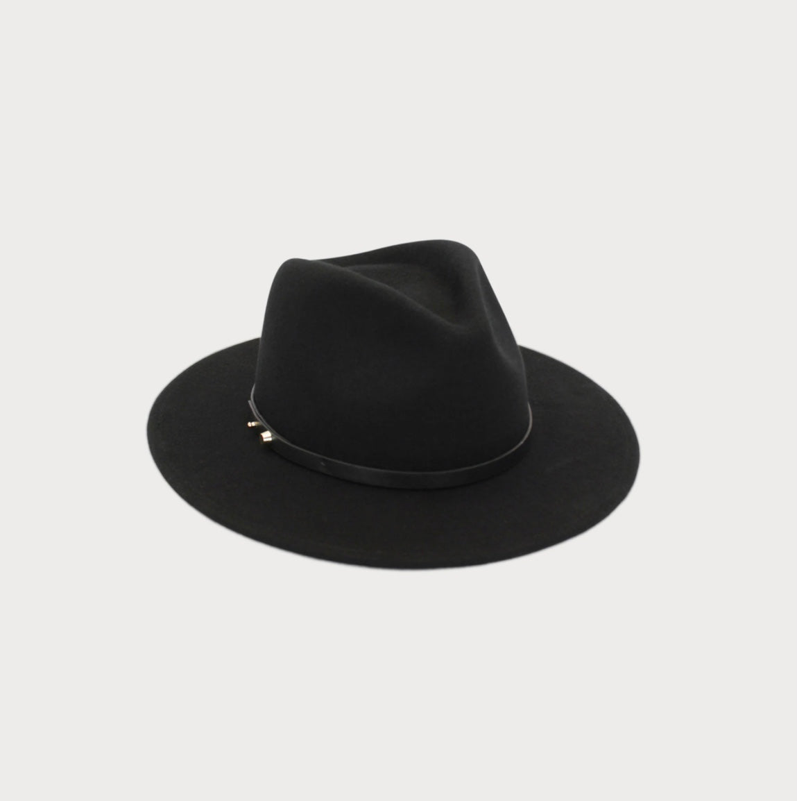 ACE OF SOMETHING Oslo Felt Fedora - Black