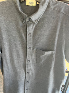HEDGE Mens Button down Polo shirt