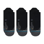 Load image into Gallery viewer, STANCE Run Light Tab Socks 3 Pack - Black
