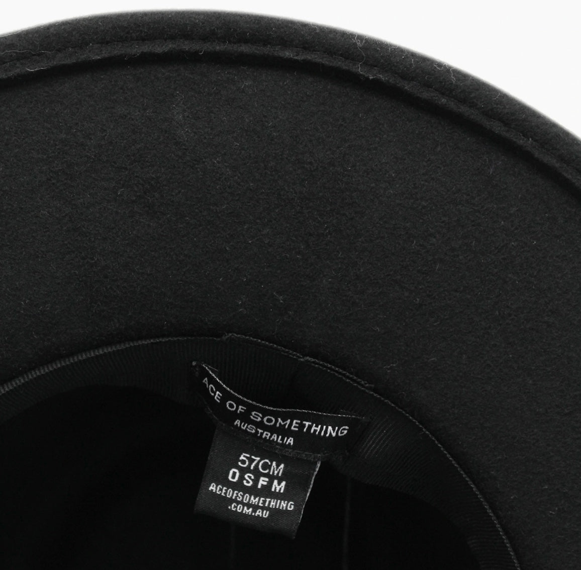 ACE OF SOMETHING Oslo Felt Fedora - Black