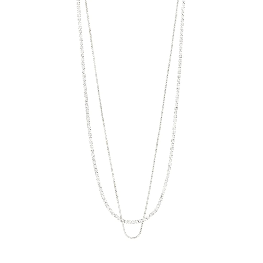 PILGRIM Mille 2-in-1 Crystal Necklace