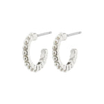 Load image into Gallery viewer, PILGRIM Etka Pearl Huggie Hoop Earrings
