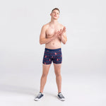 Load image into Gallery viewer, SAXX Droptemp Cooling Cotton Boxer Brief - Pony Bud Stripe Navy
