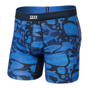 SAXX Droptemp Cooling Mesh Boxer Brief - Voyagers Navy