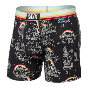 SAXX Vibe Boxer Brief - Park Wanderlust with Multi Wasitband