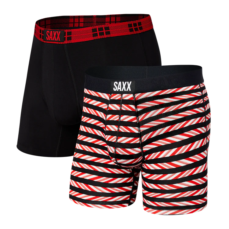 SAXX Vibe Boxer Brief 2PK - Minty Fresh & Black