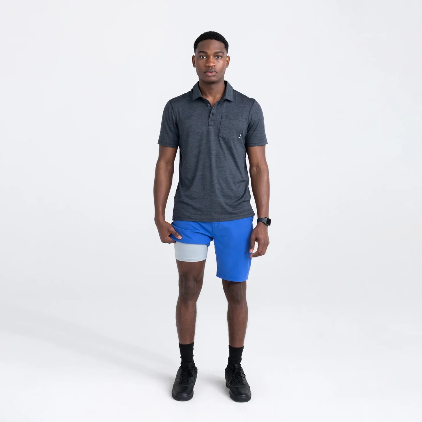 SAXX Go to Town 2N1 9" Shorts - Sport Blue