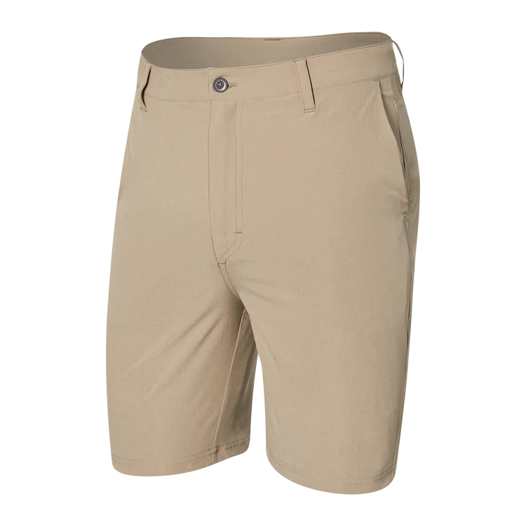 SAXX Go To Town 2N1 9" Short - Khaki